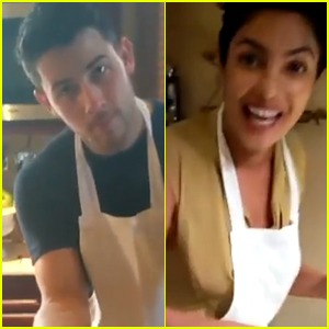 Nick Jonas & Priyanka Chopra Have a Cooking Class Date Night! (Video)