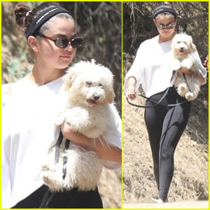 Selena Gomez Takes Her New Puppy for a Walk!