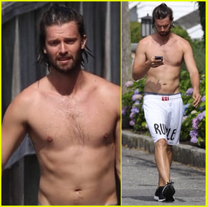 Shirtless Patrick Schwarzenegger Shows Off Hot Body on Vacation!