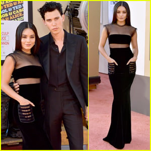 Vanessa Hudgens & Austin Butler Couple Up at 'Once Upon a Time in Hollywood' Premiere