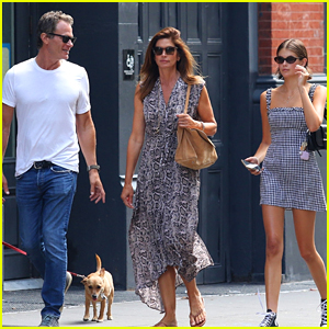 Kaia Gerber Hangs Out with Her Famous Parents in NYC