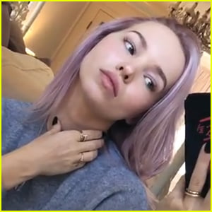 Dove Cameron Told Everyone She Was Going To Dye Her Hair Lavender Last Year!