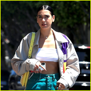 Dua Lipa Hangs Out with a Friend in WeHo