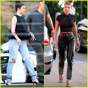 Kylie Jenner & Sofia Richie Grab a Meal Together in Malibu