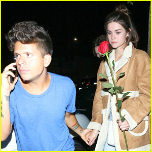 Maia Mitchell & Rudy Mancuso Have Night Out With Friends