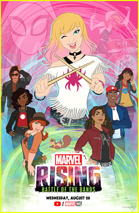 Dove Cameron Returns as Gwen Stacy/Ghost Spider For Marvel Rising's Battle of the Bands!