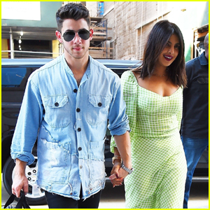 Nick Jonas & Priyanka Chopra Take Their Nieces to Lunch in NYC