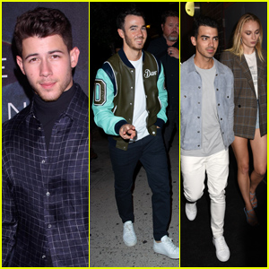 The Jonas Brothers, Sophie Turner & Priyanka Chopra Join Nick Jonas at His Launch Party!