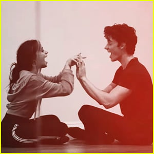 Camila Cabello & Shawn Mendes Get Silly In New 'Señorita' Rehearsal Video