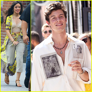 Camila Cabello & Shawn Mendes Join Their Friends While Out in NYC For His Birthday