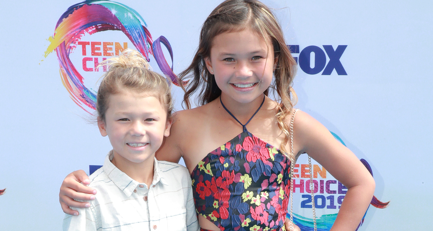 Sky Brown Brings Little Brother Ocean to Teen Choice Awards 2019!