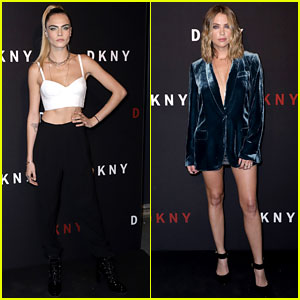 Cara Delevingne & Ashley Benson Couple Up as DKNY Turns 30
