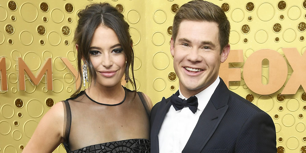 Chloe Bridges Couples Up With Adam Devine at Emmy Awards 2019