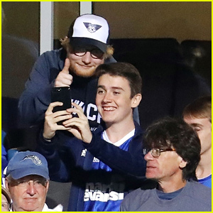 Ed Sheeran Catches an Ipswich Town Football Game After Divide Tour Wraps Up