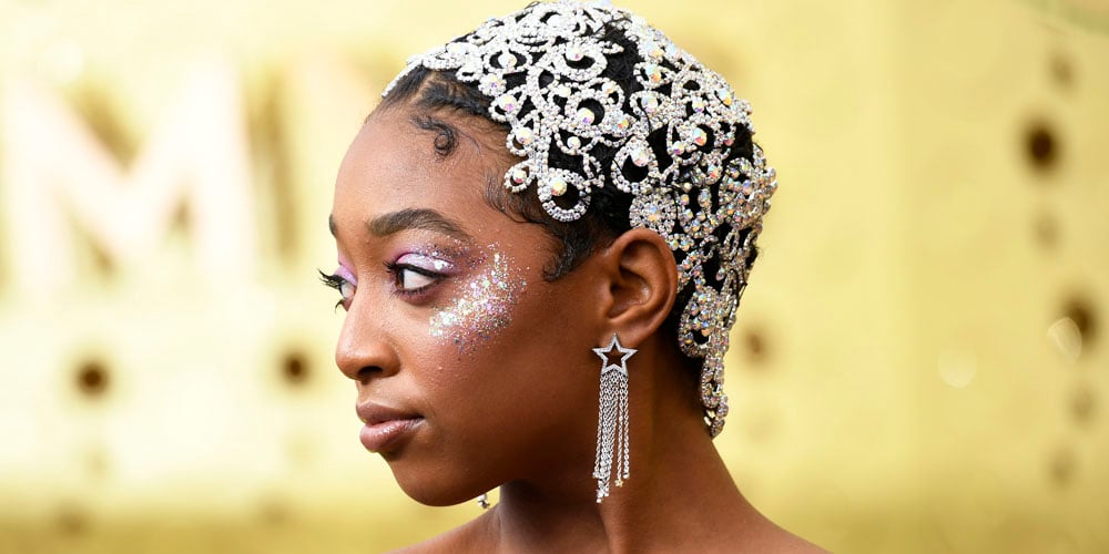 Eris Baker Wore All The Glitter & All The Bling For The Emmy Awards 2019
