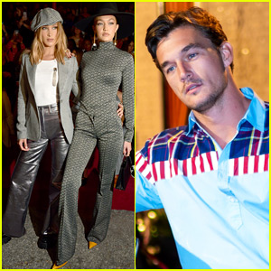 Gigi Hadid Brings Tyler Cameron to Fashion Week Show!