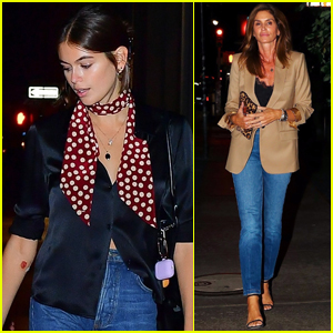 Kaia Gerber Celebrates 18th Birthday with Mom Cindy Crawford in NYC