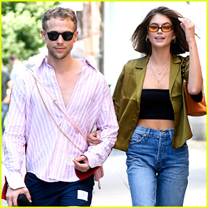 Kaia Gerber Hangs With Tommy Dorfman on 18th Birthday