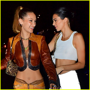 Kendall Jenner & Bella Hadid Grab Late Night Dinner Together in NYC