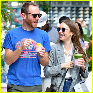 Lily Collins Looks So Happy with Charlie McDowell!