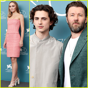 Timothee Chalamet Promotes 'The King' in Venice with Lily-Rose Depp