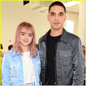 Maisie Williams & Reuben Selby Couple Up for Helmut Lang Fashion Show