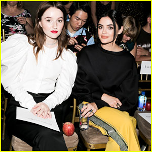 Lucy Hale & Kaitlyn Dever Sit Front Row for Oscar de la Renta Show!