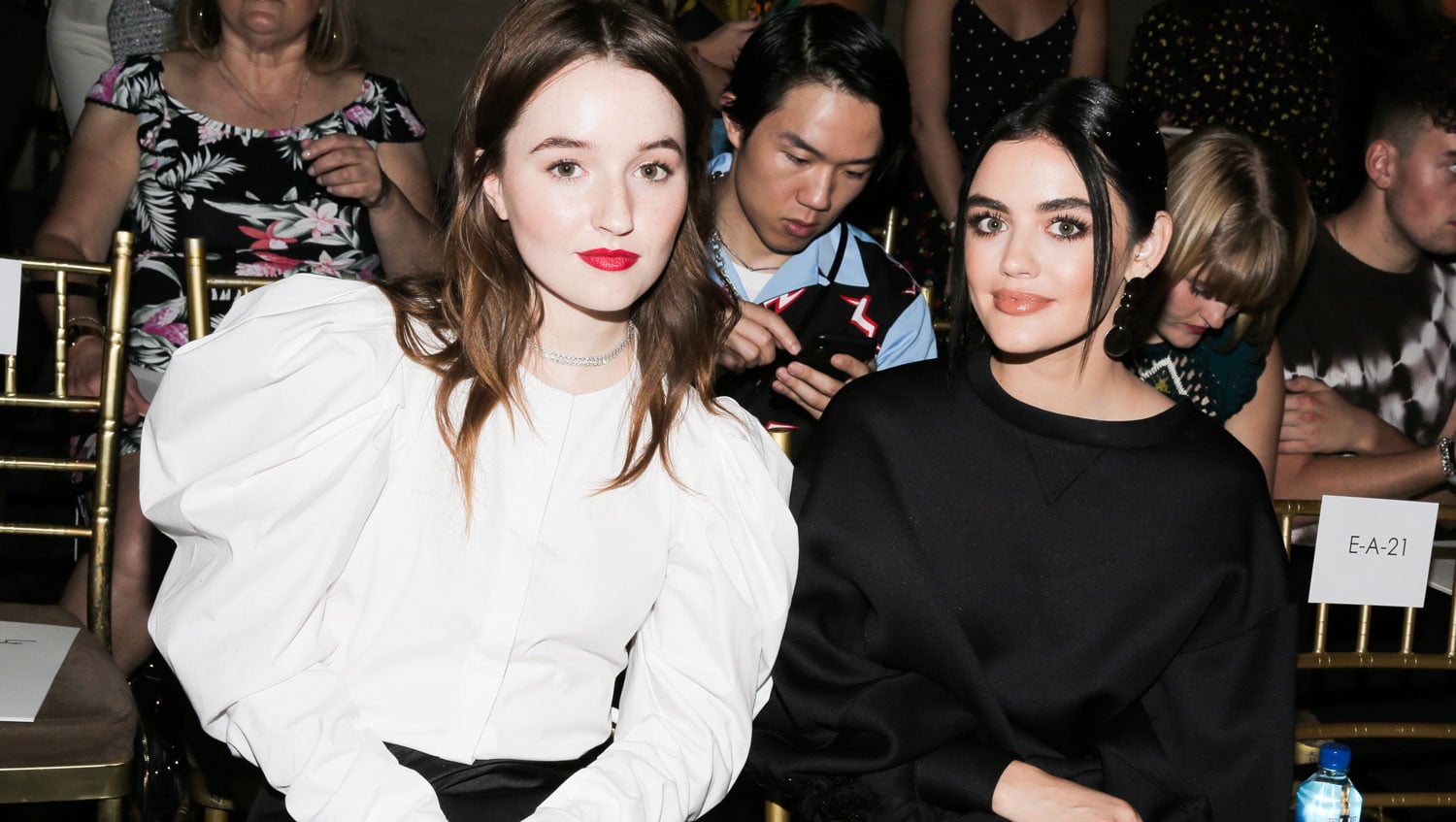 Lucy Hale & Kaitlyn Dever Sit Front Row for Oscar de la Renta Show!
