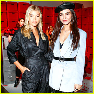 Victoria Justice & Sofia Richie Step Out in Style for Rebecca Minkoff Fashion Show