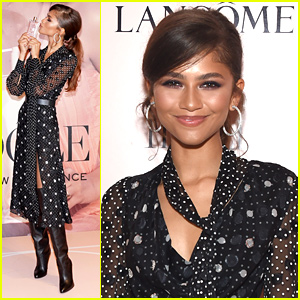 Zendaya Celebrates Lancome's Idole Fragrance at Launch Event in NYC