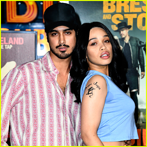 Avan Jogia & Cleopatra Coleman Dress Like Billy Bob Thornton & Angelina Jolie For 'Zombieland 2: Double Tap' Premiere