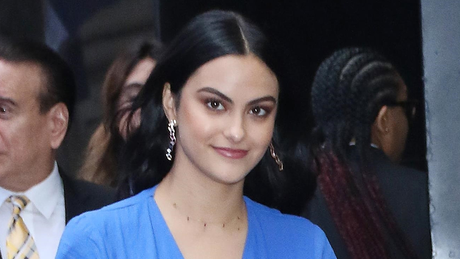 camila mendes blue dress Light Blue Textured Smocked Maxi Dress  PinkBlush