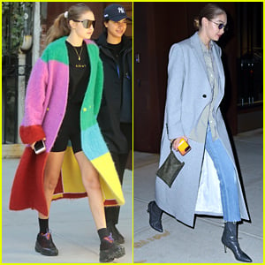 Gigi Hadid Wears All the Colors During Big Apple Stroll