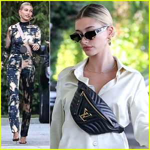 Hailey Bieber Joins Her Friends For A Girl's Night Out in LA