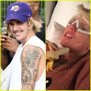 Justin Bieber Recreates Taylor Swift's Post-Surgery Video on Instagram Live