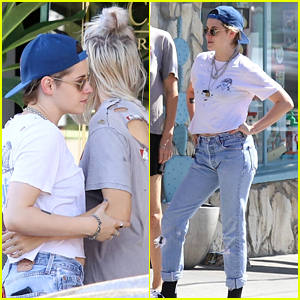 Kristen Stewart Hugs Girlfriend Dylan Meyer After A Quick Shopping Trip