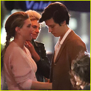 Lili Reinhart & Cole Sprouse Show Sweet PDA at Dinner!