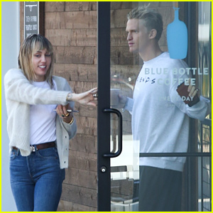 Miley Cyrus is All Smiles for Coffee Date With Cody Simpson