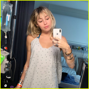 Miley Cyrus Hospitalized for Tonsillitis