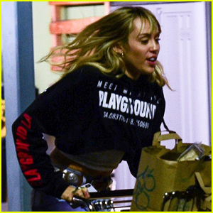 Miley Cyrus Has Some Fun on Grocery Run Ahead of the Weekend