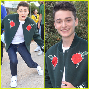 Noah Schnapp Steps Out For Lacoste Fashion Show In Paris Ahead of Stranger Con