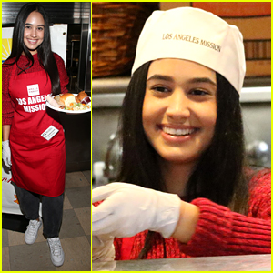 Emily Tosta Gives Back With Kitana Turnbull, Mykal-Michelle Harris & More For LA Mission's Thanksgiving Dinner Event
