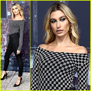 Hailey Bieber Celebrates With Calvin Klein at the 'Night of Music' Event