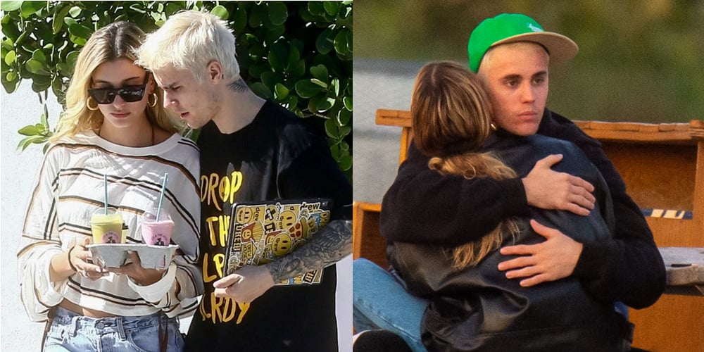 Justin & Hailey Bieber Cuddle Up At Hailey’s Photoshoot In Florida ...