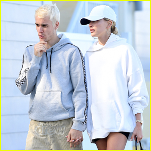 Justin Bieber Holds Hands with Wife Hailey as They Head to Lunch