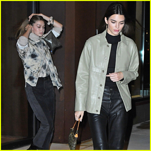 Gigi Hadid & Kendall Jenner Reunite For Dinner Out in NYC