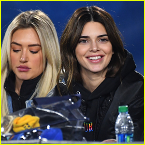 Kendall Jenner Watches NFL Game Right on the Field!