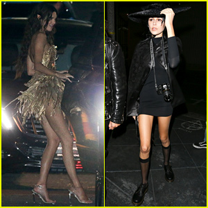 Kendall Jenner is a Cute Gold Forest Fairy at Her Halloween Bash