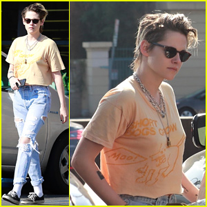 Kristen Stewart Seemingly Preps for a Party With a Friend!