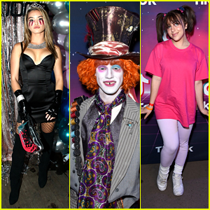 Paris Berelc & Baby Ariel Go All Out For Their Costumes at Separate Halloween Parties